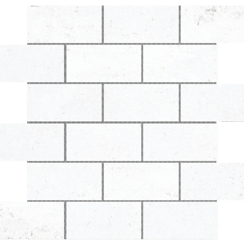 Cogent White 2x4 : 12x12 Porcelain Mosaic Tile Cogent White 2x4 : 12x12 Porcelain Mosaic Tile